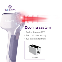 Máquina de Depilación Láser de Diodo de Alta Energía de 1200W, 808/755nm, con Enfriamiento por Agua y Aire TEC, para Uso Comercial o en Salones de Belleza