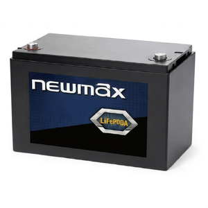 แบตเตอรี่ลิเธียมโซลิดสเตท 10 LiFePO4 12.8V 100Ah NEWMAX คุณภาพสูง LFP100A เกาหลี สำหรับรถกอล์ฟพลังงานแสงอาทิตย์แบบชาร์จซ้ำได้ - Product Image 1