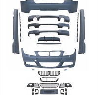 Dimodifikasi Ke E90 LCI M-tech Style Bodykit Body Kit Bumper Depan dan Belakang Set untuk BMW Seri 3 E90 E91 Suku Cadang Mobil 2009-2011