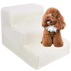 Rarlon Pet Doggy Steps Soporta hasta 50 Lbs antideslizante 3 escalones Escaleras para mascotas - Product Image 3