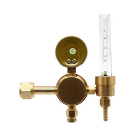 Régulateur de pression de gaz en laiton haute pureté pour soudure, laboratoires, débitmètres (azote, argon, hélium, GPL, propane, acétylène)