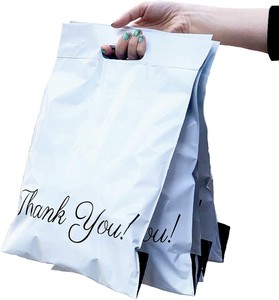 Impresión personalizada de su logotipo Biodegradable Gracias Courier Mailer Bag Envío Logotipo personalizado Bolsas de correo postal Gracias bolsas - Product Image 3