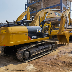 รถขุดตีนตะขาบไฮดรอลิก Caterpillar 329D2 มือสอง ปี 2012 เครื่องยนต์ Cummins เกียร์บ็อกซ์ น้ำหนักใช้งาน 29 ตัน ความลึกขุดสูงสุด 7290 มม. - Product Image 1