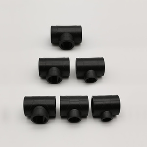 Cực <span class=keywords><strong>PE</strong></span> cao nhựa PP giảm TEE ổ cắm hàn 25-110mm đen <span class=keywords><strong>PE</strong></span> T25 * 20/32*20/32*25/40*20/63*50 HDPE phụ kiện 100 - Product Image 4