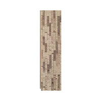 Grands panneaux muraux en peau de pierre PU feuilles de placage en pierre artificielle pour la conception de murs extérieurs panneaux de polyuréthane de roche de culture artificielle
