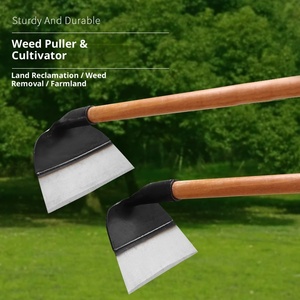 Dgcm <span class=keywords><strong>จอบ</strong></span>กำจัดวัชพืชเครื่องมือประดิษฐ์สำหรับปลูกผักเครื่องมือทางการเกษตรอุปกรณ์อเนกประสงค์ทำจากเหล็กคาร์บอนด้ามไม้รูปส้อม - Product Image 3