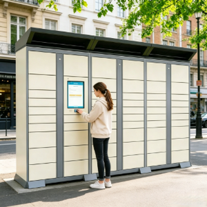 Casier intelligent de livraison de colis, distributeur automatique de colis, système de casiers intelligents, casiers à porte automatique - Product Image 2