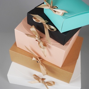 โรงงานซันไชน์ไชน่า รับพิมพ์โลโก้ตามสั่ง กล่องเค้กกระดาษแข็งสำหรับงานแต่งงาน งานวันเกิด และร้านเบเกอรี่ - Product Image 5