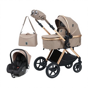 Poussette pour enfants, modèle High Landscape, pour bébé, portable, en métal, pour assis et couché, vente en gros transfrontalière, autres 0-3 ans - Product Image 3