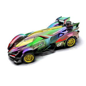 Voiture de course à dérive à pulvérisation 4 roues motrices KDS-YDJ-D914, couleur holographique laser, 2,4 G, une voiture, une fréquence, lumière cool, portée de 30 à 50 m - Product Image 2