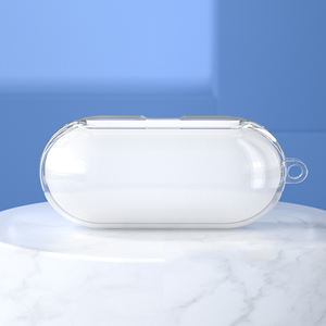 Estuche de carga para auriculares Sony <span class=keywords><strong>WF</strong></span>-<span class=keywords><strong>C500</strong></span>, protector completo transparente de TPU suave, auriculares inalámbricos con gancho de transporte, novedad de 2021 - Product Image 3