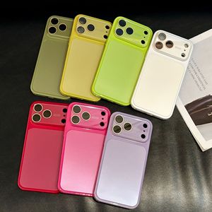 Coque de luxe AG mate compatible avec iPhone 17 16 15 14 Pro Max, <span class=keywords><strong>cadre</strong></span> brillant, minimaliste, fine et antichoc - Product Image 1