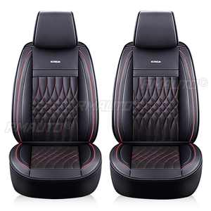 2 housses de siège auto en cuir PU, protège-sièges pour SUV, camion, fourgonnette, bus - Product Image 5