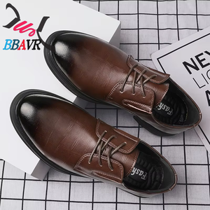 Zapatos de Vestir Casuales con Cordones para Hombre, de Moda, 2 Colores, Tallas 38-48, Antideslizantes y Resistentes al Desgaste, para Primavera, Verano e Invierno, Venta Directa de Fábrica - Product Image 5