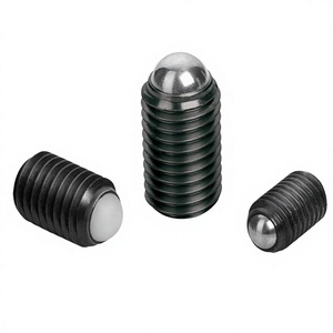 Tornillo de Empuje con Extremo Esférico Sin Cabeza, Forma: Acero Esférico, M12, L=42, Acero QT, Compuesto: Acero para Rodamientos de Bolas - Product Image 1