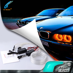 Nuovi Fari Angel Eyes CCFL B-deals per <span class=keywords><strong>E46</strong></span> Coupé/<span class=keywords><strong>Cabrio</strong></span> 2D 04+ Bianco/Rosso/Giallo/Verde/Viola/Blu per Retrofit Auto - Product Image 2