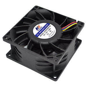 Fabricante de ventiladores <span class=keywords><strong>80mm</strong></span> 8038 12V 24V 6000RPM 82CFM Ventilador de suministro de ventilador de refrigeración CC de alto rendimiento - Product Image 5
