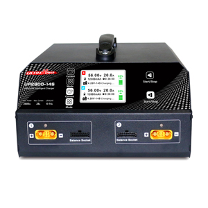 <span class=keywords><strong>Chargeur</strong></span> d'équilibrage haute puissance Ultra Power UP2800-14S 2800W 28A 6-14S pour drones, remplit deux batteries en une demi-heure - Product Image 2