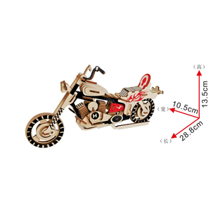 Puzzles en <span class=keywords><strong>bois</strong></span> pour enfants à faire soi-même, éducation précoce, modèles de voitures, voitures mécaniques 3D, motos, jouets de voiture - Product Image 5