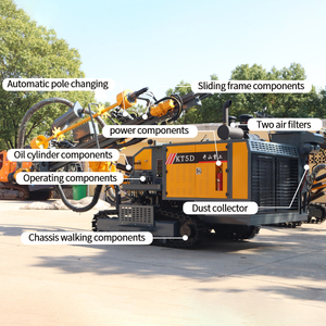 Perforadora Rotativa de Minería de Servicio Pesado Kaishan con Motor Diésel y Descarga Automática de Varillas, Profundidad Máxima de 24m - Product Image 3