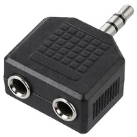 Connecteur de prise casque 3,5 mm, séparateur en Y, 1 mâle vers 2 femelles, convertisseur audio pour téléphone, ordinateur portable, lecteur MP3
