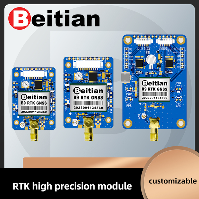 AD Beitian Built-in ZED-F9P Navigation Surveying Positioning Precision Agriculture RTK GNSS Module BT-F9PA BT-F9PK2 BT-F9PK4 ZB2