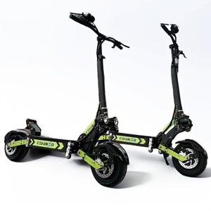 Scooter Eléctrico con Autonomía de 100 km por Carga, Batería de Litio de 60v 30ah 40ah, Motor Dual de 11 Pulgadas, Scooter Plegable Todoterreno M7 - Product Image 2