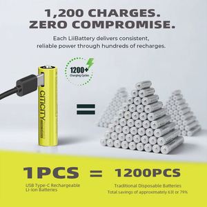 Piles CITICITY AAA 1,5 V 600 mAh à faible autodécharge, préchargées, pour souris d'ordinateur sans fil - Product Image 4