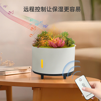 Flamme Aromathérapie Aroma Diffuseur Humidificateurs À Ultrasons Purifiant L'air Plante Artificielle Huile Essentielle Diffuse