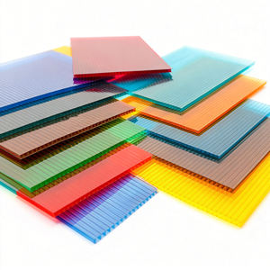 <span class=keywords><strong>Plaque</strong></span> de toiture PC 3mm 5mm Résistance aux UV et aux intempéries Serre Plaques alvéolaires en <span class=keywords><strong>polycarbonate</strong></span> - Product Image 1