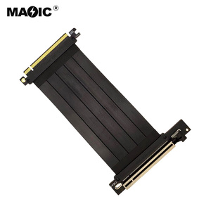 15cm 20cm 풀 스피드 4.0 PCIE X16 구리 차폐 연장 케이블 <span class=keywords><strong>GPU</strong></span> 그래픽 카드 확장 라이저 플렉시블 케이블 재고 있음 - Product Image 6
