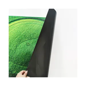 Individuelle vollrolle bedruckbar flexible magnetische Blechte Kühlschrank Heimdekoration magnetische Papieraufkleber individueller Druck