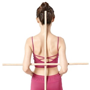 Barra de Yoga de Madera para Posturas, 60cm/100cm/120cm/140cm/160cm, Herramienta para Abrir Hombros y Espalda, Corrección de Postura, Entrenamiento de Danza - Product Image 1