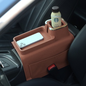 Mới Đến Coaster Sofa Couch Giữ Cốc Cho Ghế Sofa Tay vịn Khay Cốc Cà Phê Tràn Chống-Trượt Silicon Silicone OPP Túi Châu Âu Đảng - Product Image 1