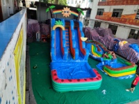 Toboggans gonflables Offre Spéciale sunday Outdoor Commercial avec piscine pour enfants Gonflable Bouncer