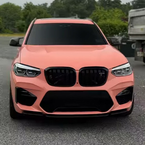 ชุดแต่งกันชนหน้า Amp-Z สำหรับ Bmw X3M X4M F97 F98 ปี 2019-2021 สีดำเปียโน คาร์บอนไฟเบอร์ ผิวด้าน - Product Image 1