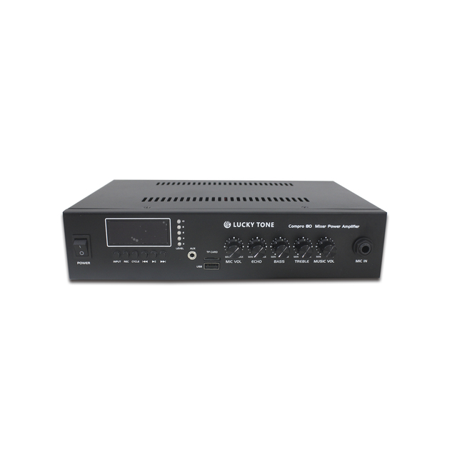 Commercial Audio PA System 40W Mixer Amplifier with Blue Tooth/ USB/ FM / Echo
