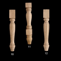 Pieds de Table en bois massif, pieds de Table en bois sculpté, pieds de tabouret de Table inachevé, pieds d'armoire, de lit, de canapé et de Bar