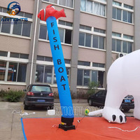 Danseur gonflable de haute qualité d'air de tube de poisson de clown d'approvisionnement professionnel pour des événements