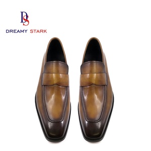 Nuevos Zapatos Dreamy Stark de Moda, Hechos a Mano, de Cuero Genuino con Acabado Pulido, Bicolor, Pintados a Mano, Cómodos, Sin Cordones, Transpirables, Ligeros, para Otoño - Product Image 2