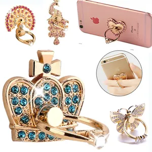 Ring Phone Holder Bling Diamond Unique Mix Style Cell Phone Holder Fashion For iPhone X 8 7 6s Samsung S8 cellphone stand iPad