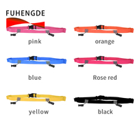 Couleurs personnalisées, accessoire de course à pied réglable pour l'extérieur, nylon léger et élastique personnalisé, dossard de marathon et de triathlon