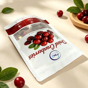 MOQ bajo Impresión personalizada Bolsa Ziplock de plástico con ventana esmerilada Bolsa de paquete de alimentos de papel de aluminio - Product Image 5