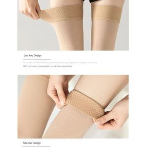Manchon de compression médical gradué pour mollets, pour varices - Product Image 5