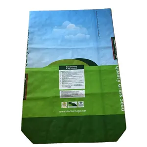 Polyethylene Bag 25kg Urea Fertilizer for Dog Feed Pellet Line Price 50kg Opp Plastic Woven Bag Flexo Printing Package Security