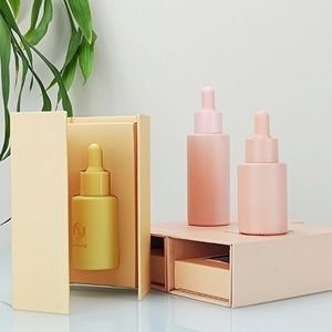 ขวดแก้วใส่น้ำมันหอมระเหยแบบไหล่เรียบ ขนาด 1 ออนซ์ 30 มล. 50 มล. พร้อมหัวหยดเซรั่ม สำหรับบรรจุภัณฑ์ผลิตภัณฑ์ดูแลผิว  รับทำโลโก้แบบกำหนดเองสุดหรู - Product Image 4