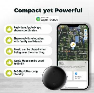 Localizador Inteligente Compatible con la Aplicación Buscar de Apple (Solo iOS), Localizador Versátil para Llaves, Equipaje, Cartera, Maletas, Mochilas y Mascotas - Product Image 4