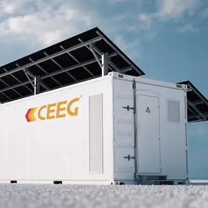 نظام BESS للطاقة الشمسية نظام تخزين طاقة ليثيوم أيون ، حاوية تخزين طاقة بطارية ليثيوم 1MW
