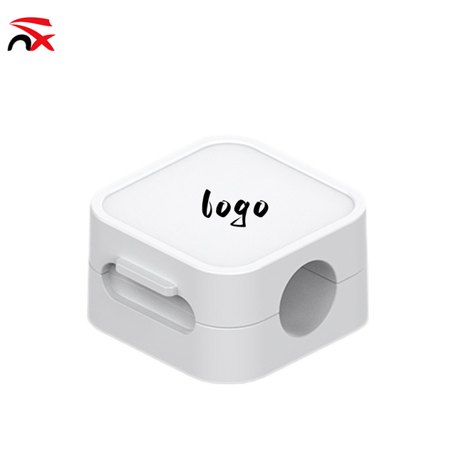 New Trending Desktop Cable Clips Magnetism Plastic Cable Organizer Rubber Paste Adhesive Cable Clamp Electronic Desk Holder