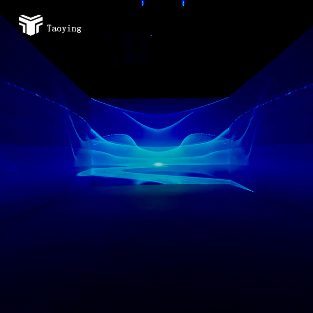 360 Immersive Interactive Mapping Projector for Education Experience Room